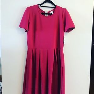 Pink LuLaRoe Amelia dress-2xl